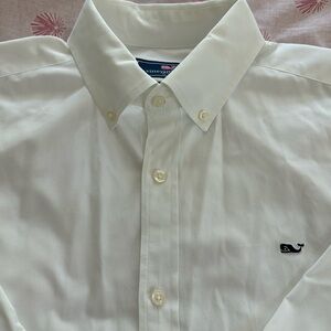 Vineyard Vines Whale Shirt Long Sleeve Cotton Button Down